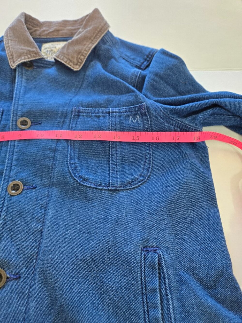 Madewell Rivet & Thread Denim Chore/Field Jacket size Small - Picture 14 of 14